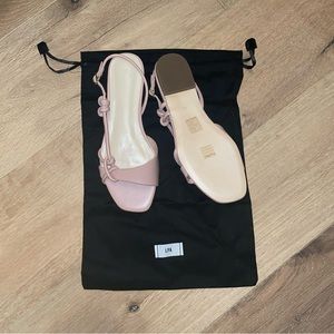 LPA pale pink sandals 🍬